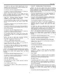Instructions for Arizona Form 140X Individual Amended Return - Arizona, Page 3