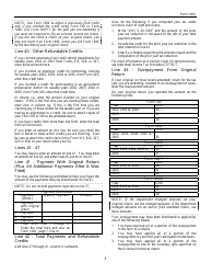 Instructions for Arizona Form 140X Individual Amended Return - Arizona, Page 6