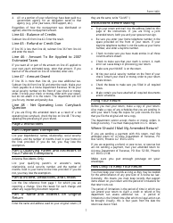 Instructions for Arizona Form 140X Individual Amended Return - Arizona, Page 7
