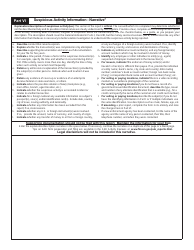 FinCEN Form 109 Suspicious Activity Report by Money Services Business, Page 3