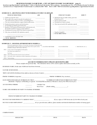 Business Income Tax Return - City of Troy, Ohio, Page 2
