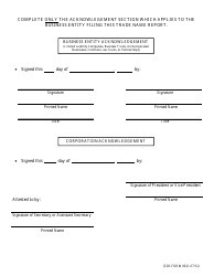 SOS Form 0021 Trade Name Report - Oklahoma, Page 2