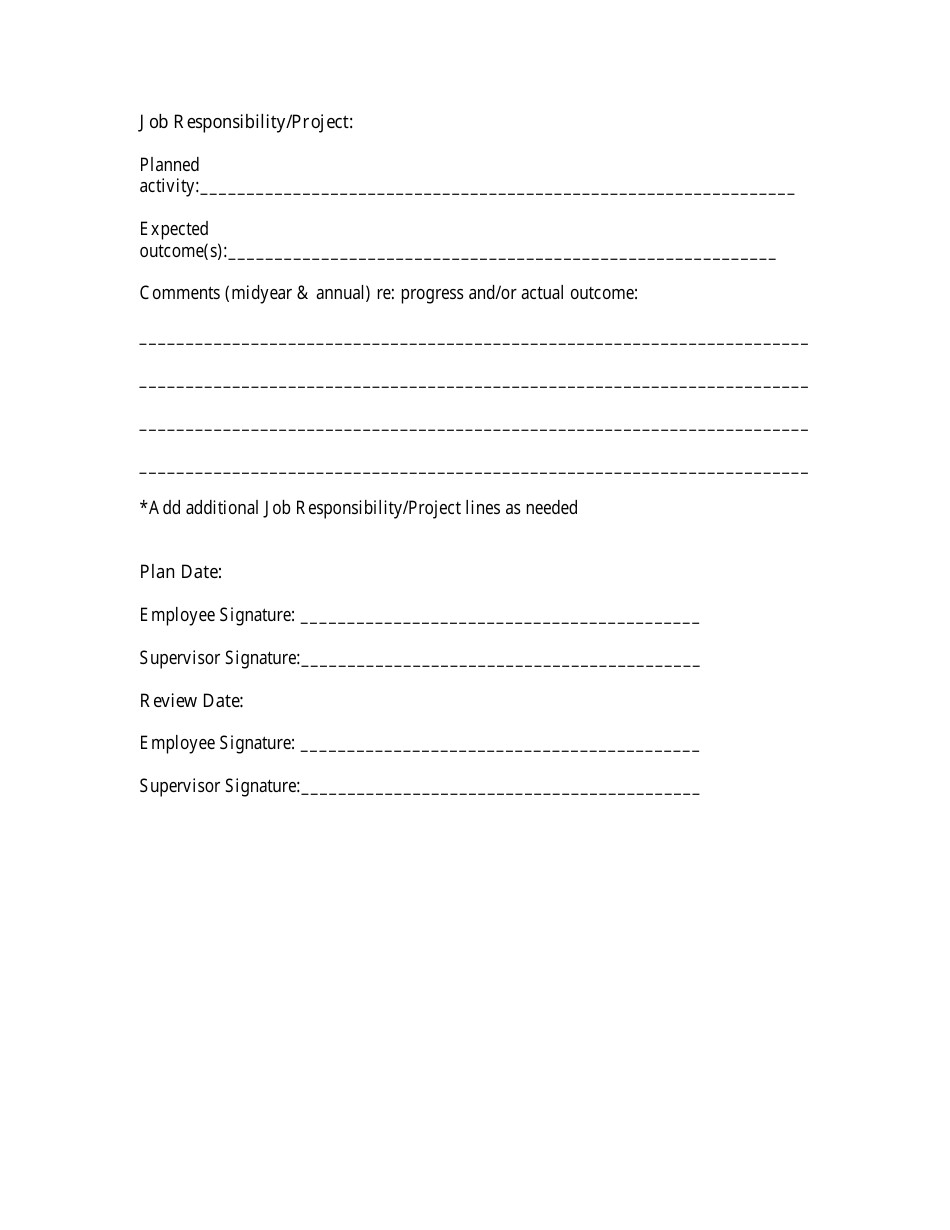 Goal Tracking Worksheet Template, Page 3
