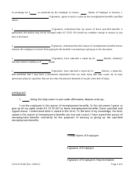 Form 07-6168 Waiver of Reemployment Benefits - Alaska, Page 3