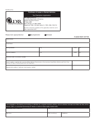 Document preview: Form R-1370 Purchase of Lease or Rental Vehicles Tax Exemption Application - Louisiana