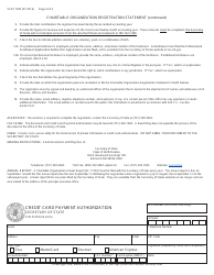 Form SFN11300 Charitable Organization Registration Statement - North Dakota, Page 3