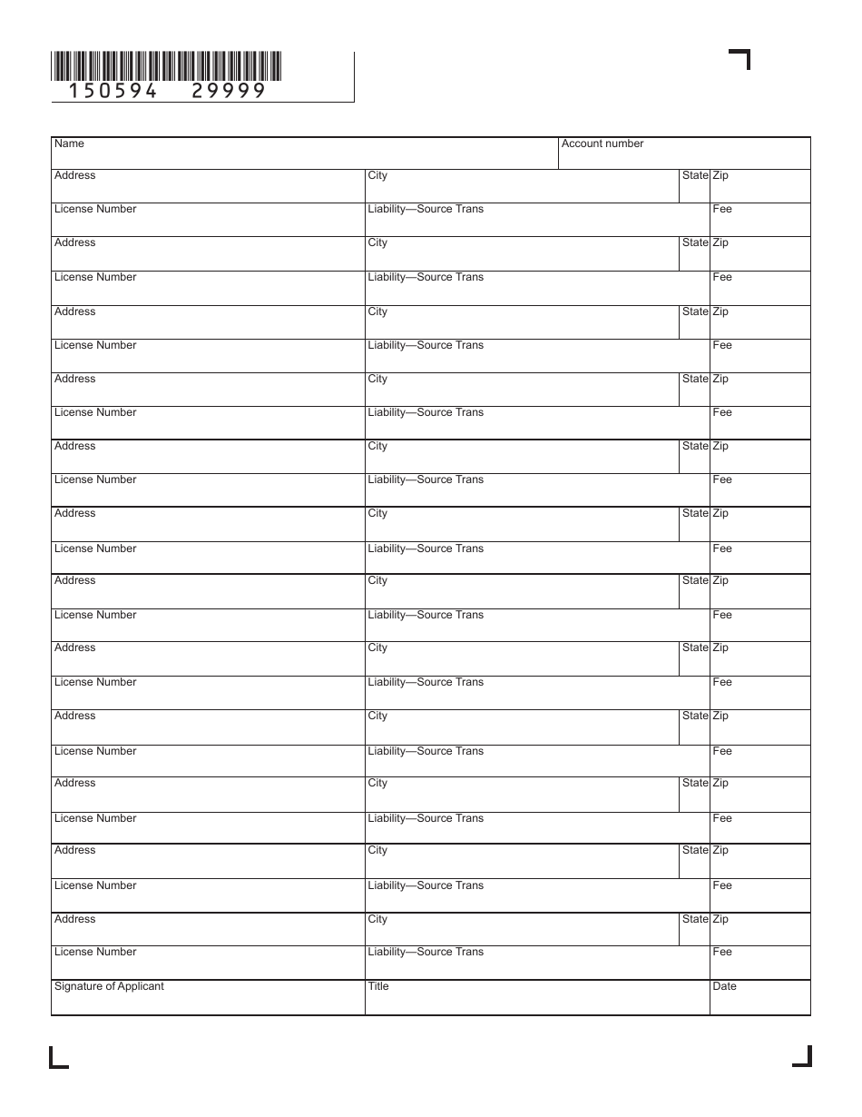 Form 0594 Renewal Application for Sales Tax License - Colorado, Page 2