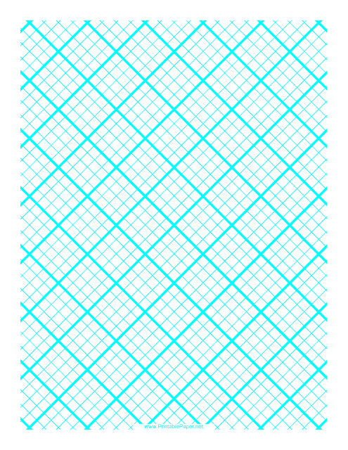 Cyan 1 Cm Quilt Grid Graph Paper Template - 4x4