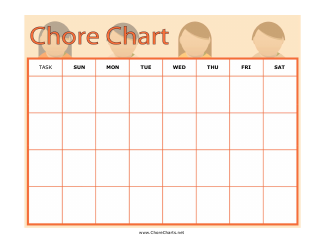 &quot;Weekly Chore Chart Template&quot;