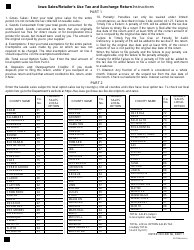 Form 32-022 Iowa Sales/Retailer&#039;s Use Tax and Surcharge Return - Iowa, Page 2