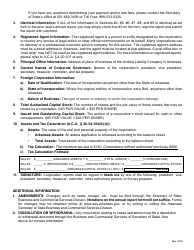 Instructions for Annual Corporation Franchise Tax Report - Arkansas, Page 2