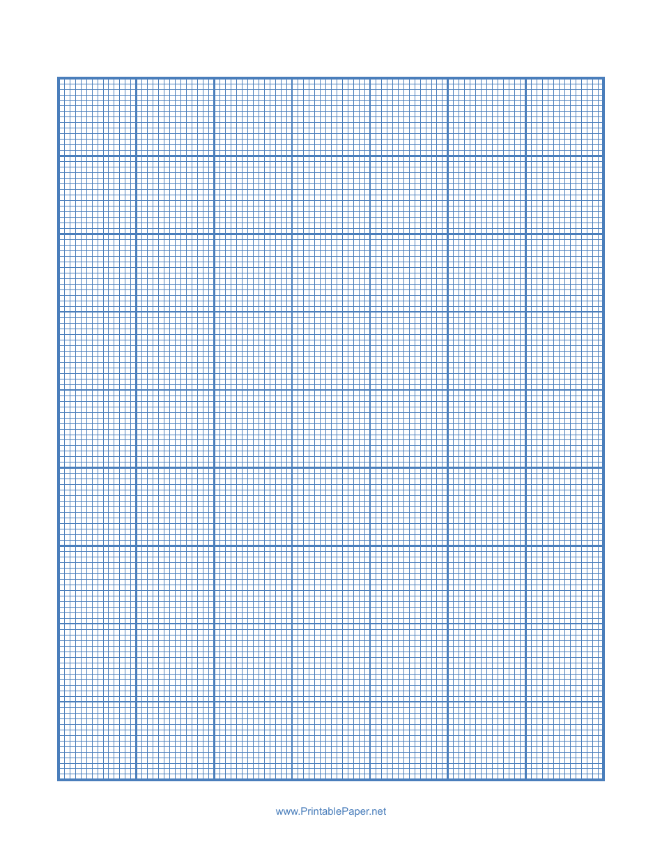 Blue cross-stitch 14 lines per inch paper template preview