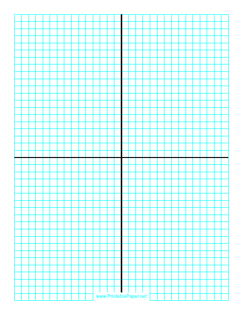 1cm Graph Paper With X and Y Axis
