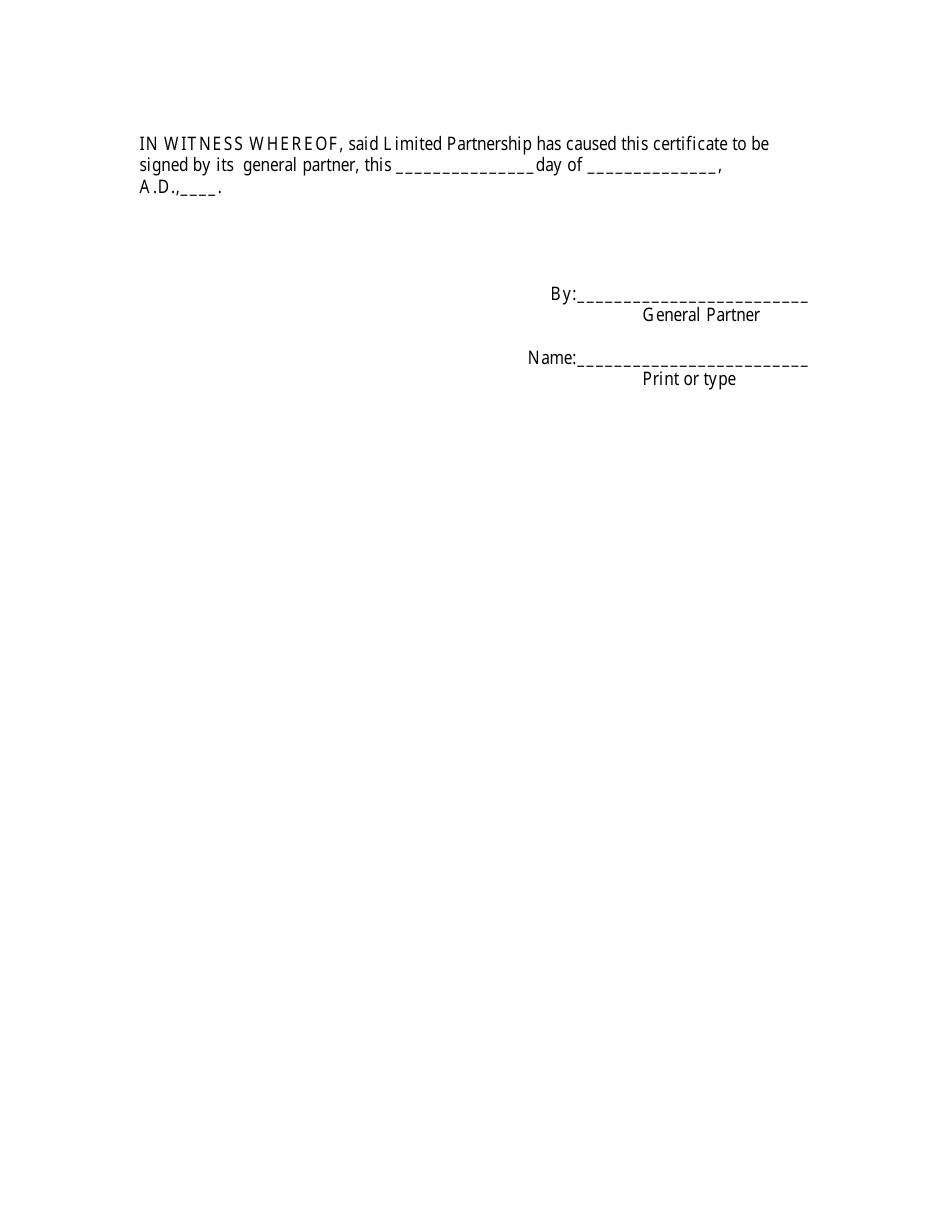 Delaware Certificate of Merger of a Domestic Limited Liability Company ...