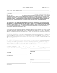 Document preview: Bond of Bail Agent - Idaho