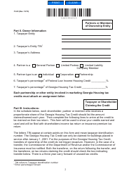 Form IT-HC Certification of Georgia Housing Tax Credit - Georgia (United States), Page 2