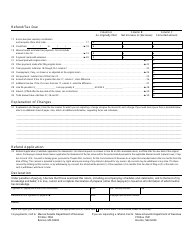 Form 355X Amended Corporation Excise Return - Massachusetts, Page 2
