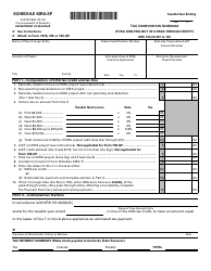 Form 41A720-S26 Schedule KIRA-SP Tax Computation Schedule (For a Kira Project of a Pass-Through Entity) - Kentucky