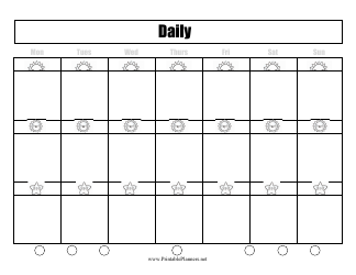 Two Page Daily Planner Template