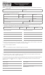 Document preview: Form R-8350MJ Affidavit of Refund Check Endorsement Forgery for Married Filing Jointly Filing Status - Louisiana