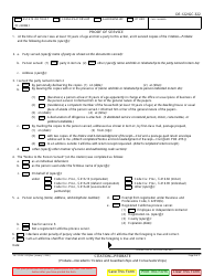 Form DE-122 (GC-322) Citation - Probate - California, Page 2