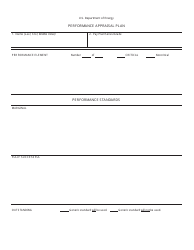 DOE Form 3430.7B Performance Appraisal Plan, Page 2
