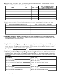 DSS Form 3359 Emergency Shelters Program (Esp) Application for Participation - South Carolina, Page 3