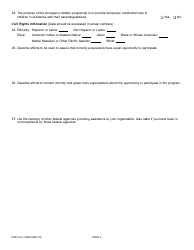 DSS Form 3359 Emergency Shelters Program (Esp) Application for Participation - South Carolina, Page 4