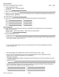 DSS Form 3359 Emergency Shelters Program (Esp) Application for Participation - South Carolina, Page 5