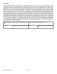 DSS Form 3359 Emergency Shelters Program (Esp) Application for Participation - South Carolina, Page 6
