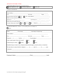 Form HIV-563 Artas Intake Screening Form - Georgia (United States), Page 2