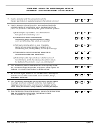 FSIS Form 5720-14 State Meat and Poultry Inspection (Mpi) Program Laboratory Quality Management System Checklist, Page 4