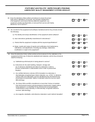 FSIS Form 5720-14 State Meat and Poultry Inspection (Mpi) Program Laboratory Quality Management System Checklist, Page 6