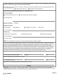 VA Form 10-3203 Consent for Production and Use of Verbal or Written Statements, Photographs, Digital Images, and/or Video or Audio Recordings by Va, Page 2