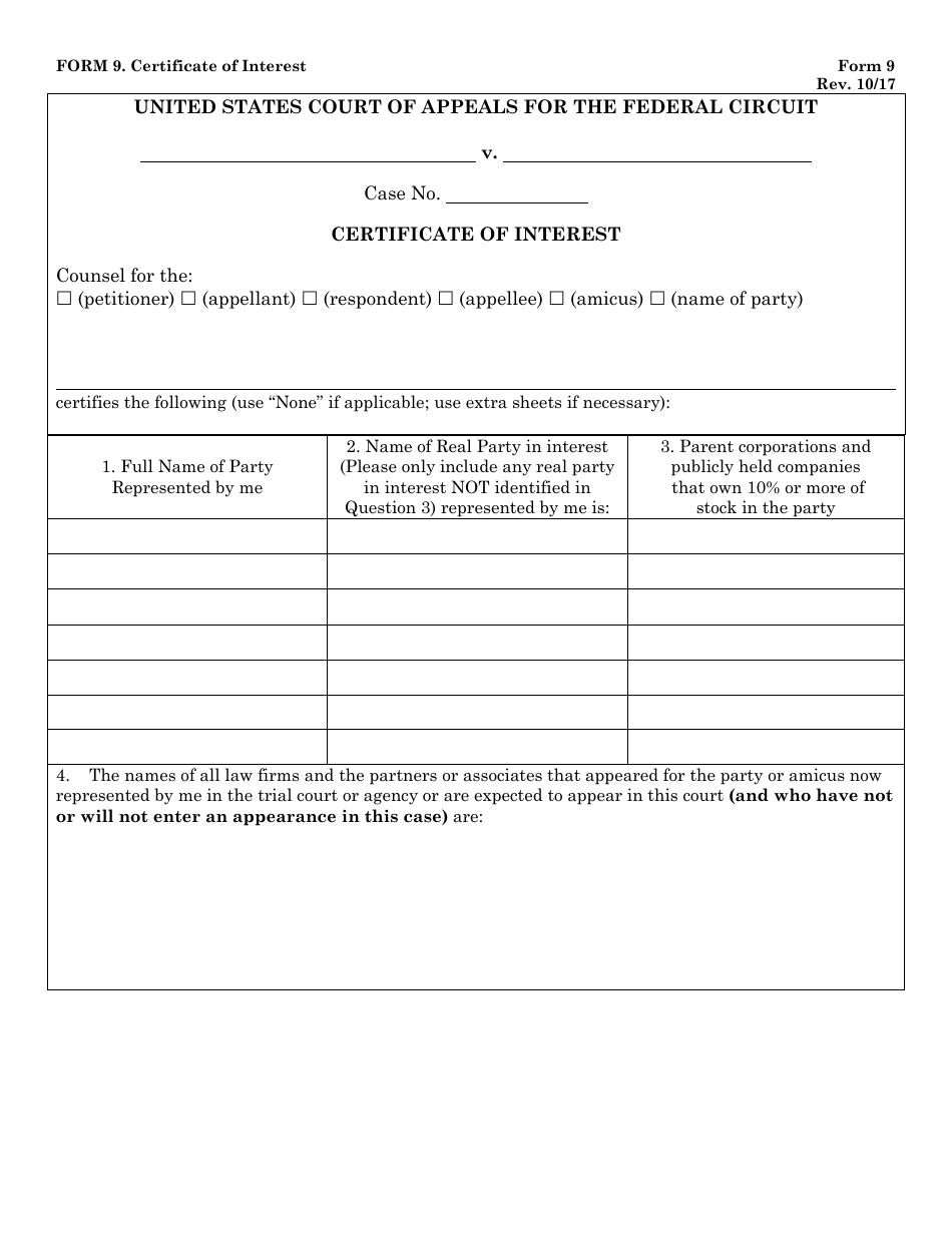 Form 9 Fill Out Sign Online and Download Fillable PDF Templateroller