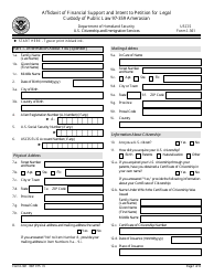 USCIS Form I-361 Affidavit of Financial Support and Intent to Petition for Legal Custody for Public Law 97-359 Amerasian