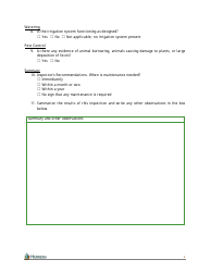 Bioretention Inspection Form - Herrera, Page 4