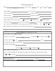 Ride-Along Application / Waiver Form - Town of Cheswold, Delaware, Page 2