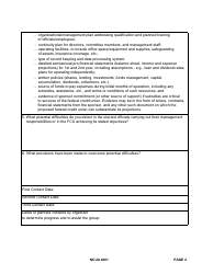 NCUA Form 4001 Federal Credit Union Investigation Report, Page 4