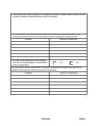 NCUA Form 4001 Federal Credit Union Investigation Report, Page 6