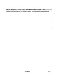 NCUA Form 4001 Federal Credit Union Investigation Report, Page 9