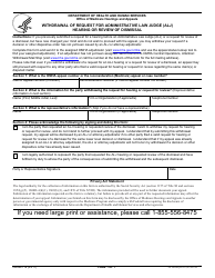 Document preview: Form OMHA-119 Withdrawal of Request for Administrative Law Judge (Alj) Hearing or Review of Dimissal