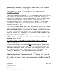 Form DOH-MQA1255 Cataract Operation Informed Consent - Florida, Page 2
