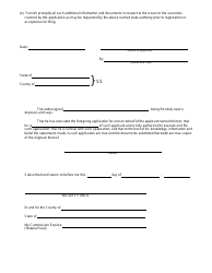 Form U-1 Uniform Application to Register Securities - Michigan, Page 3
