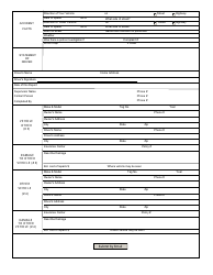 Automobile Accident Report Form - Delaware, Page 2