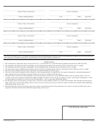 Form 3830-2 Maintenance Fee Waiver Certification, Page 2