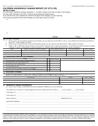 Document preview: Form CF377.5 CR CalFresh Household Change Report - California