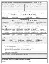 Patient Intake Form - Oceanside Acupuncture Clinic, Page 2