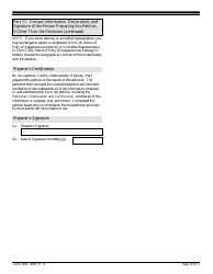 USCIS Form I-829 Petition by Entrepreneur to Remove Conditions on Permanent Resident Status, Page 10