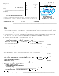 Form UC-1A Employer Status Report for Unemployment Compensation - Connecticut